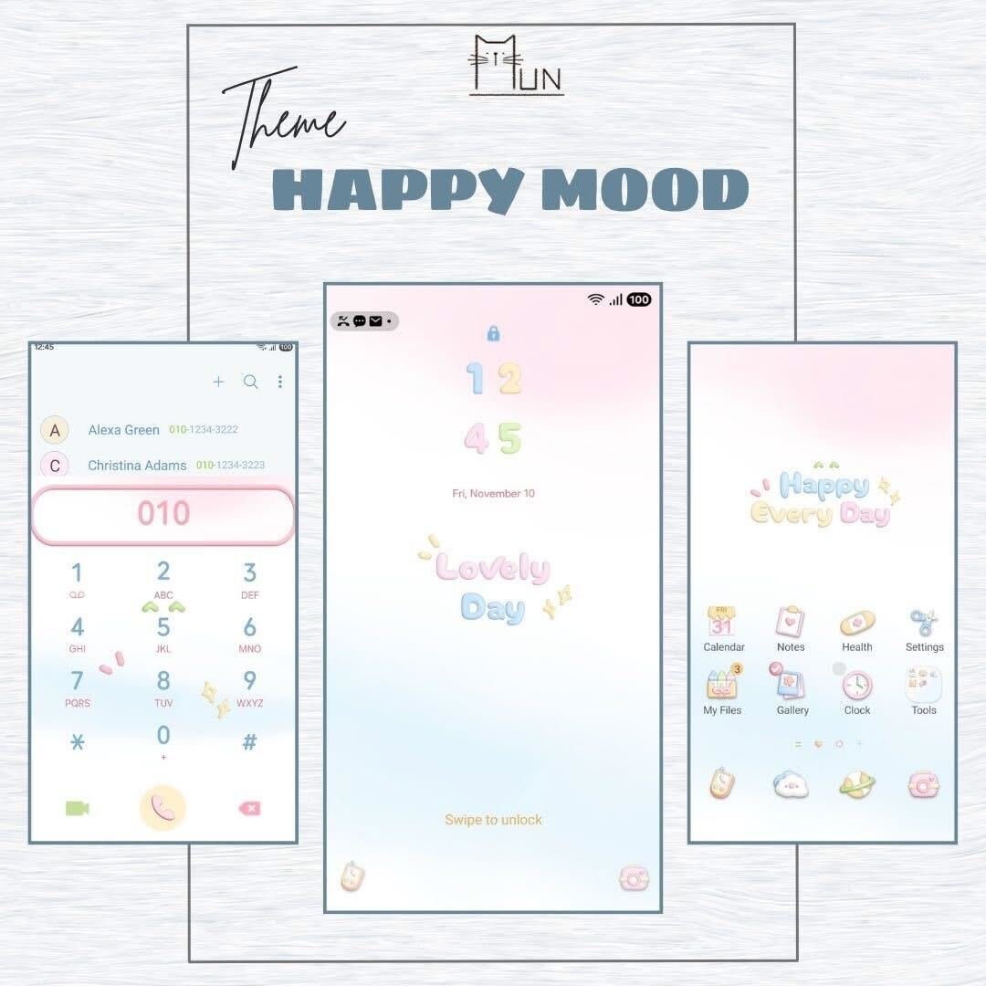 Happy Mood Theme screenshot