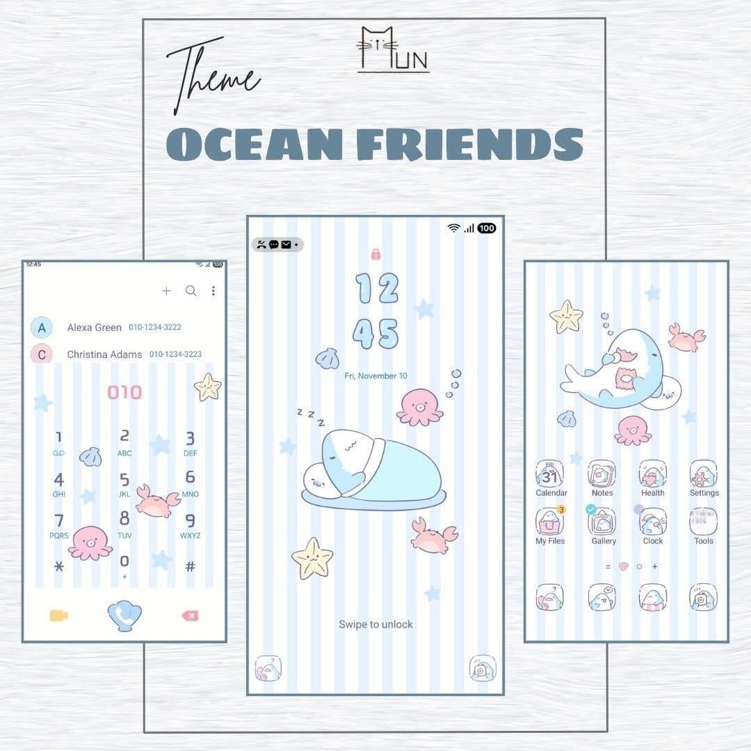 Ocean Friends Theme screenshot