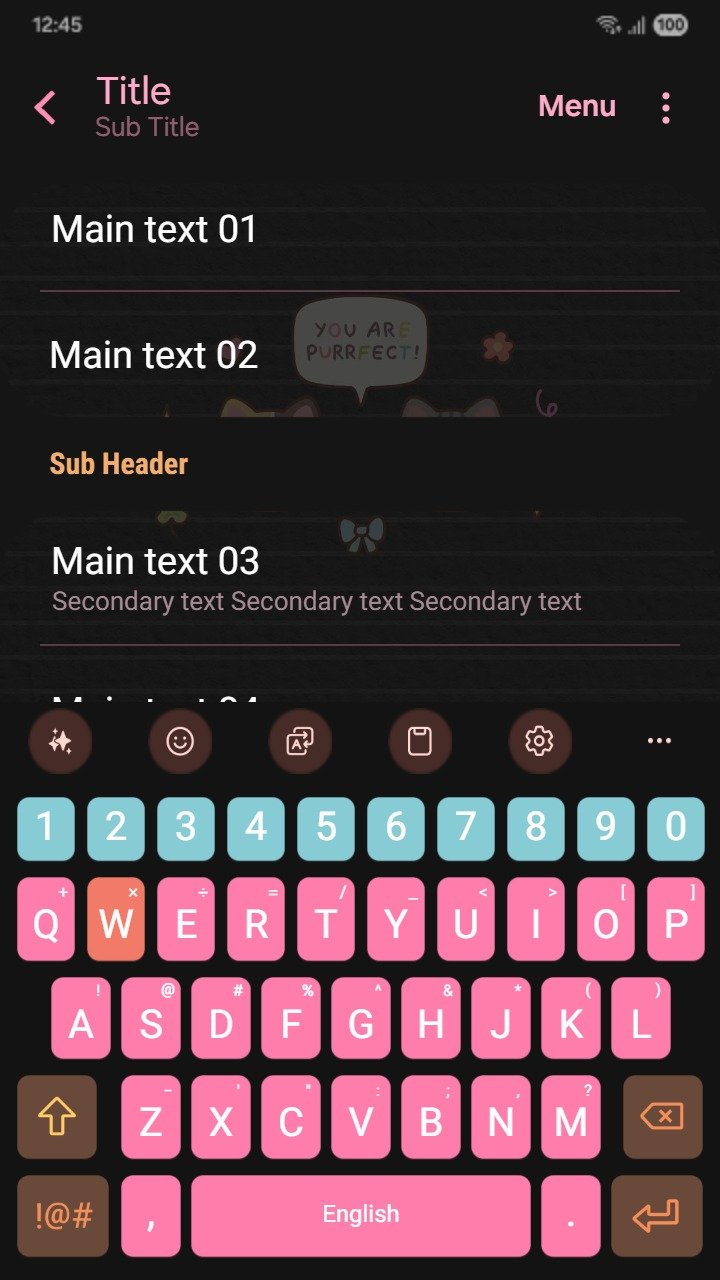 ❤️Mun❤️ Purrfect Night ~❤️ Premium Theme adorable cats in dark mode