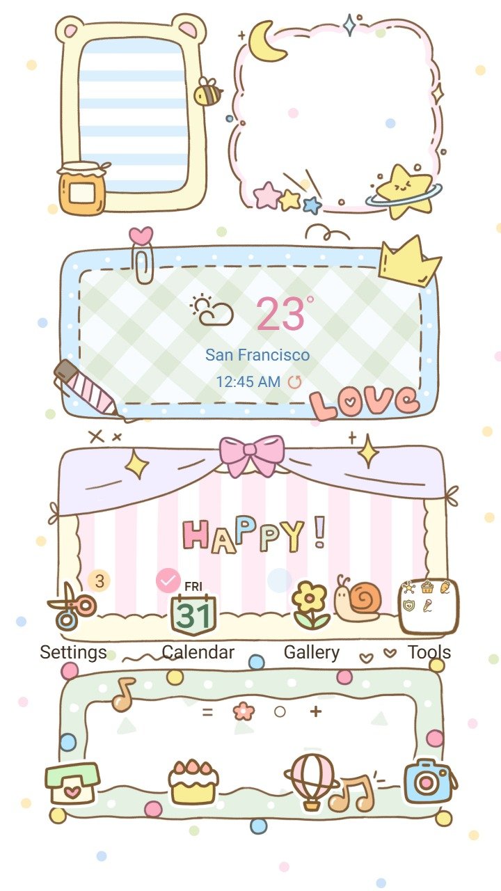 [Sim] Cat Playground ~ Premium Theme  cute cats nap and play on a pastel indoor climbing tree