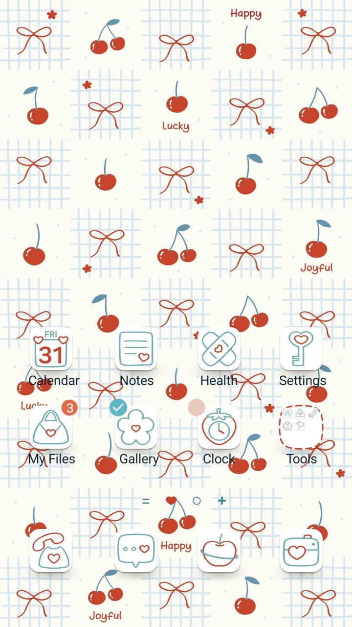 Cherry Pattern Theme Preview