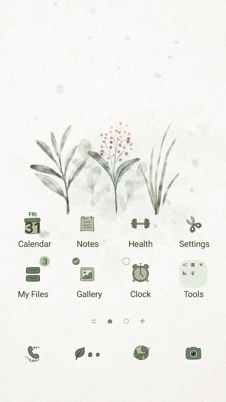 Tiny Shoots Free Samsung Theme