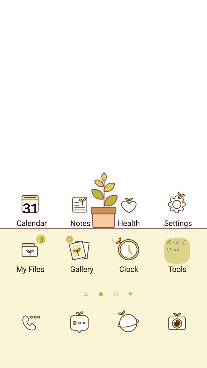 Tiny Seedling Free Samsung Theme