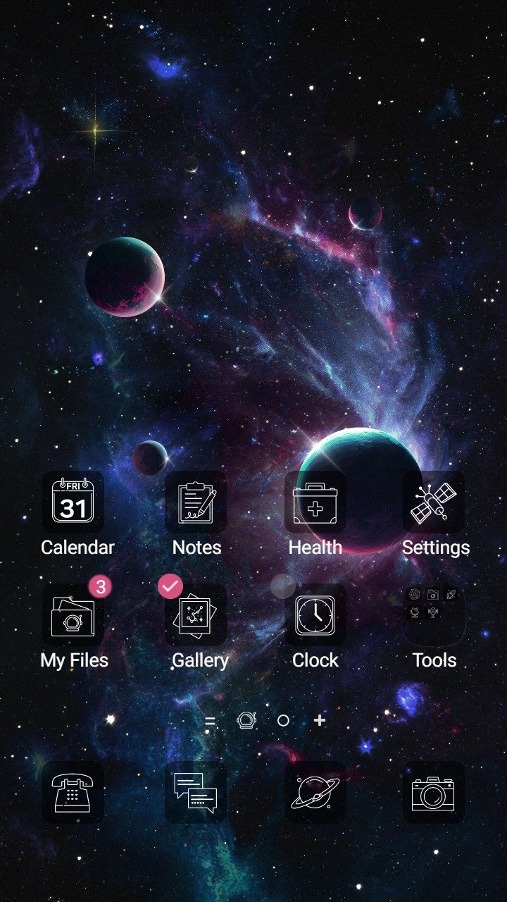 Galactic Wonders Samsung Theme