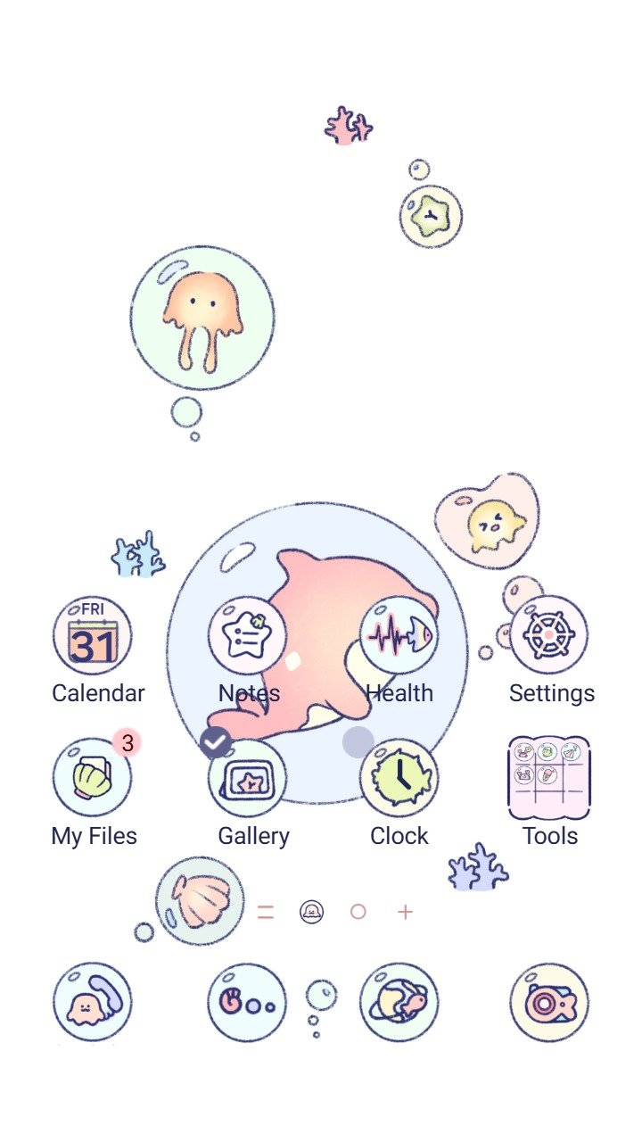 Baby Orca Samsung Theme