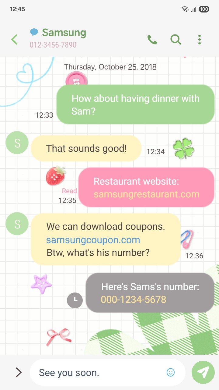 ❤️Mun❤️ Brighter Days ~❤️ Premium Theme cheerful doodles with clovers, strawberries and bows inspire positivity