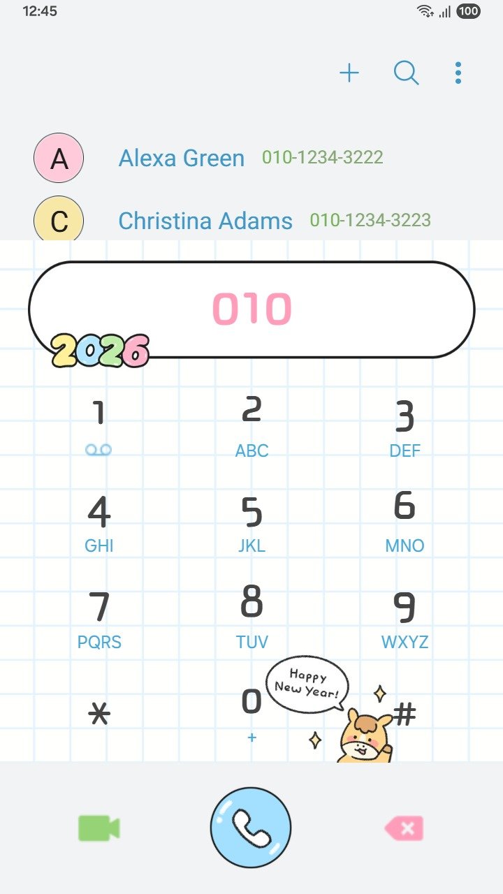 ❤️Mun❤️ Horse Journey New Year ~❤️ Premium Theme a happy horse drives into 2026, celebrating a joyful new beginning