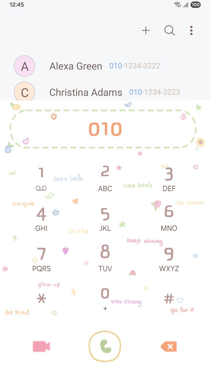 ❤️Mun❤️ Quote Pattern ~❤️ Premium Theme colorful, handwritten positive affirmations and cute doodles