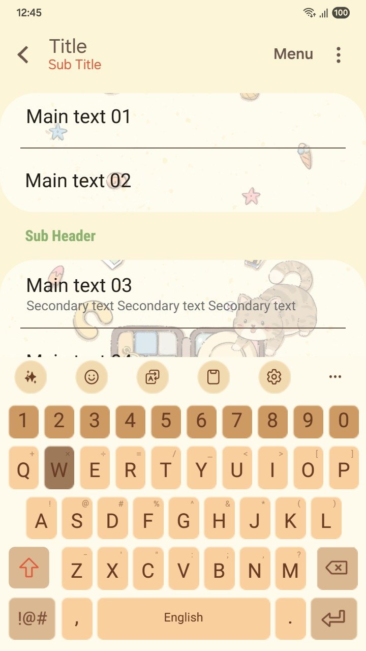 [Sim] Cute Cat Traveling ~ Premium Theme adorable cats exploring with travel items in whimsical pastel scene