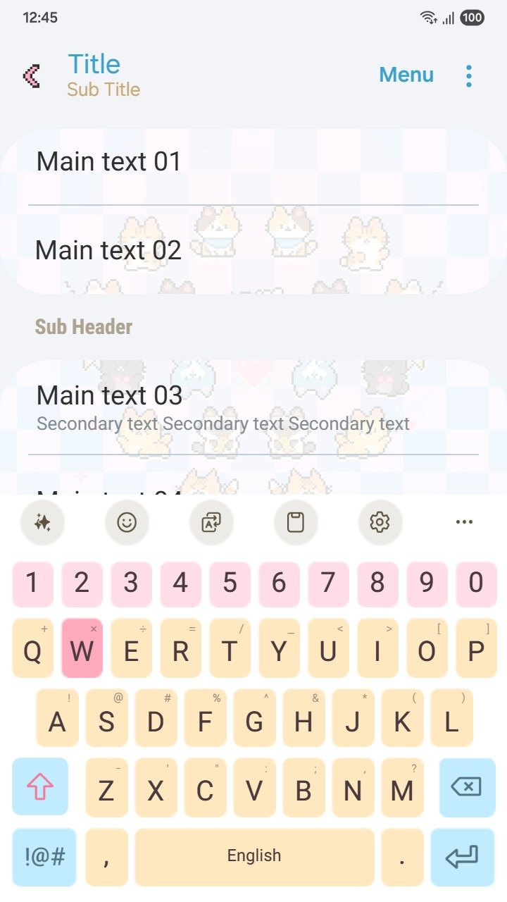 ❤️Mun❤️ Pixel Cats ~❤️ Premium Theme a cluster of tiny pixel cats forms a heart surrounded by pastel symbols