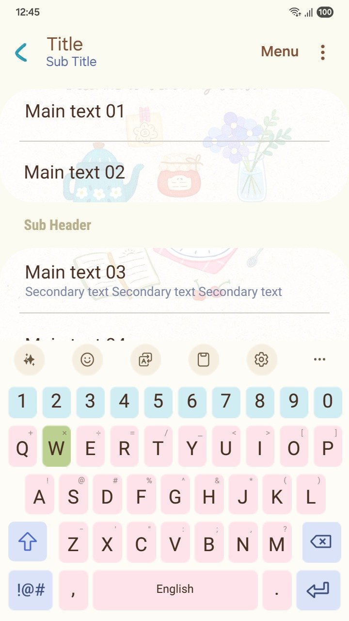 ❤️Mun❤️ Blooming Season Picnic ~❤️ Premium Theme soft picnic vibes with tea, flowers, and sweet morning treats