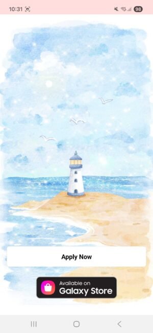 KakaoTalk Themes: Dreamy Lighthouse Coast screen shot 0