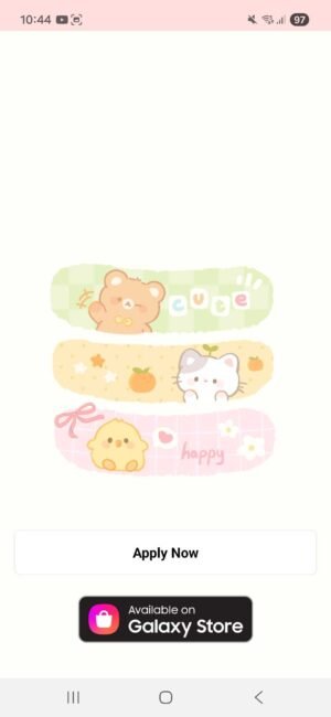 KakaoTalk Themes: Soft Cute Stickers screen shot 0