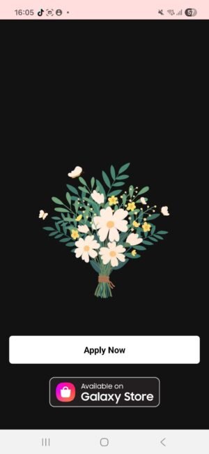 KakaoTalk Themes: Floral Letter screen shot 0