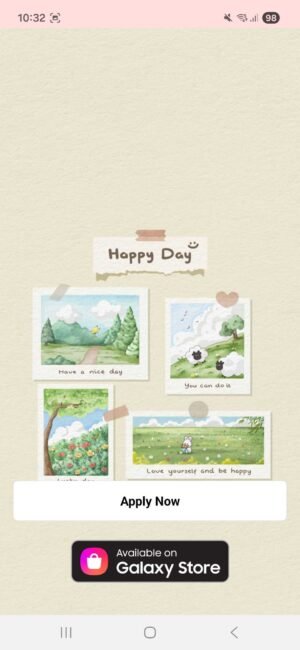 KakaoTalk Themes: Watercolor Photo Wall screen shot 0