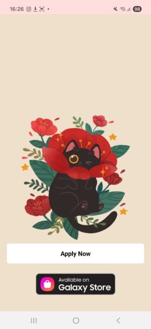 KakaoTalk Themes: Flower Cat screen shot 0
