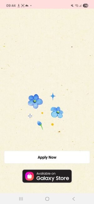 KakaoTalk Themes: Forget Me Not Myosotis screen shot 0