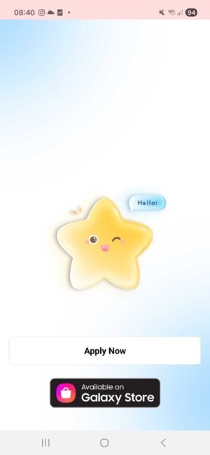 KakaoTalk Themes: Shiny Star screen shot 0