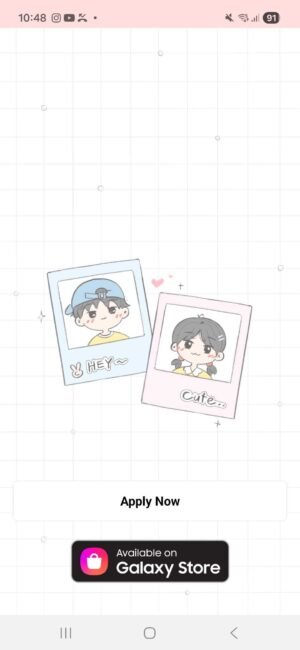 KakaoTalk Themes: Cute Polaroid Love screen shot 0