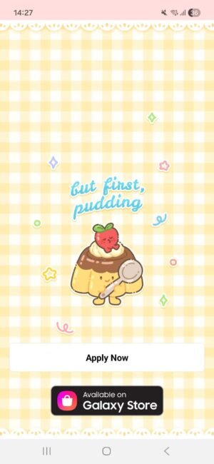 KakaoTalk Themes: Cute Everyday Pudding screen shot 0