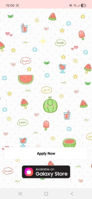 KakaoTalk Themes: Sweet Watermelon Summer screen shot 0