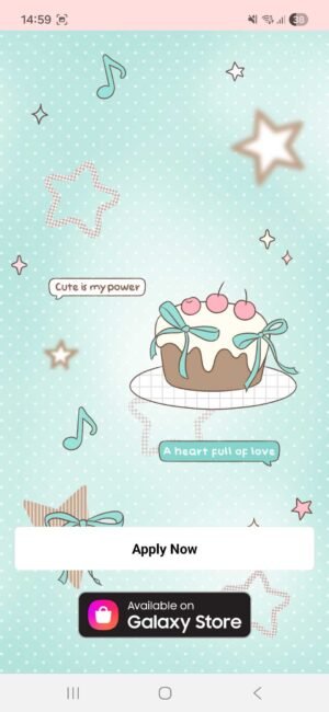 KakaoTalk Themes: Chocomint Sweet Cake screen shot 0