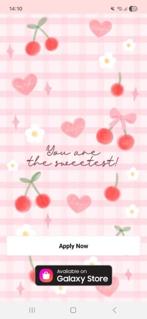 KakaoTalk Themes: Sweet Cherry Bliss screen shot 0