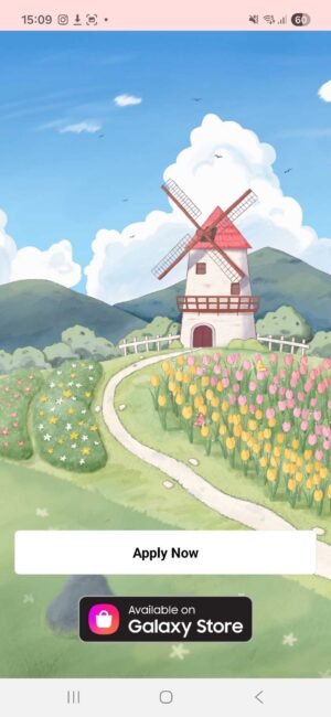 KakaoTalk Themes: Windmill Garden Bliss screen shot 0