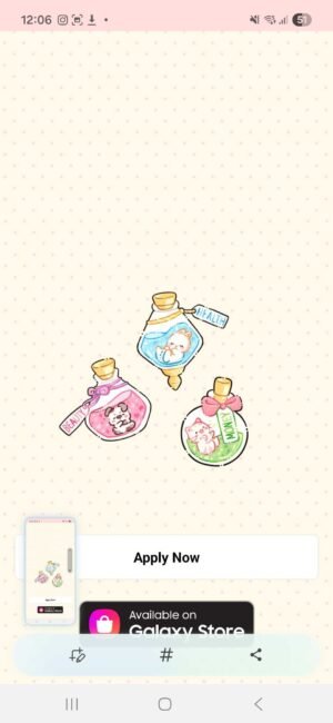 KakaoTalk Themes: Magic Pet Potions screen shot 0