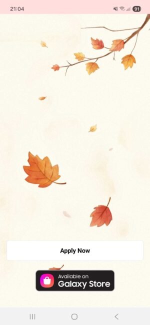 KakaoTalk Themes: Gentle Autumn Leaves screen shot 0