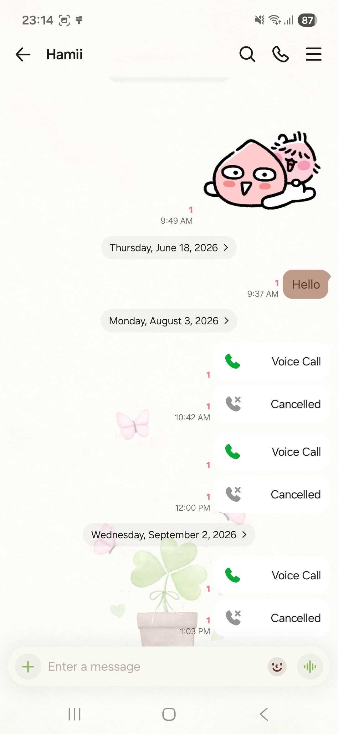KakaoTalk Themes: 01/13/2026 screen shot 2