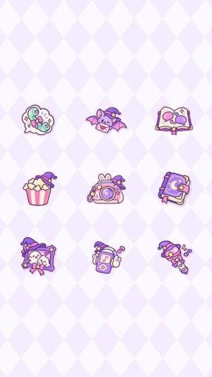 Sweet Witch Bunny custom icons for WhatsApp, Messenger, Google Translate, Netflix, Instagram, Notion, Facebook, Spotify and TikTok – screenshot 1