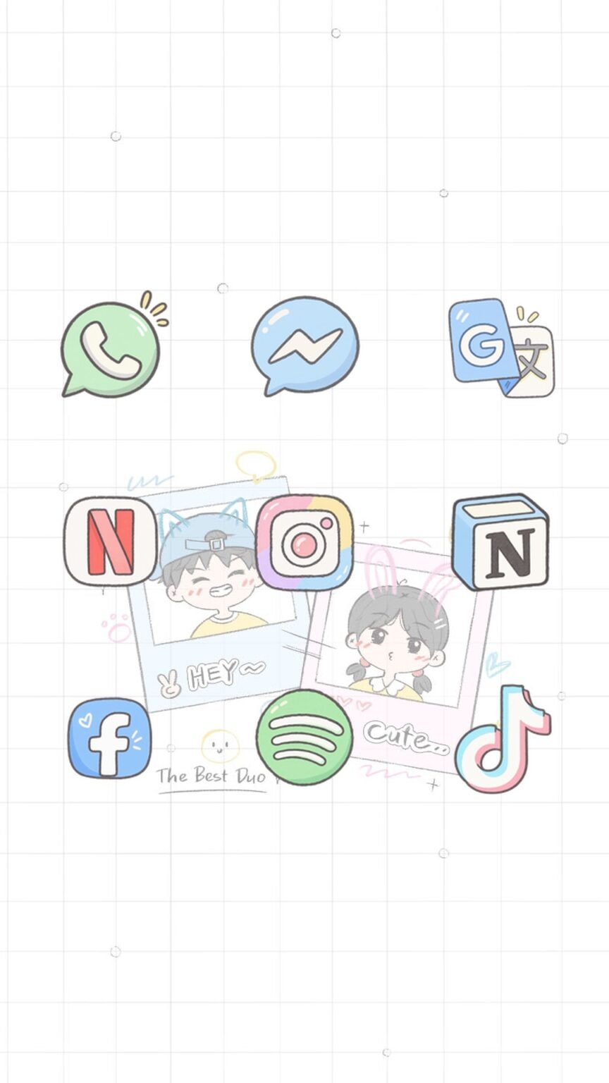 Cute Polaroid Love Icon Pack – 28 Free Custom App Icons