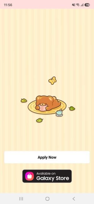 KakaoTalk Themes: Cozy Bear Tea screen shot 0