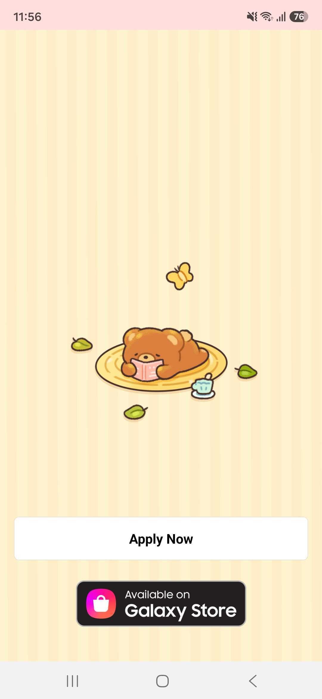 KakaoTalk Themes: Cozy Bear Tea screen shot 0