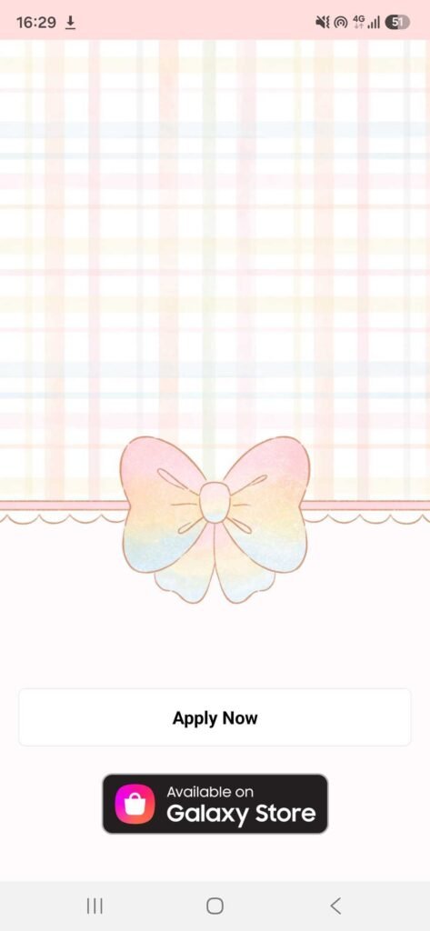 KakaoTalk Themes: Pastel Coquette Ribbon screen shot 0