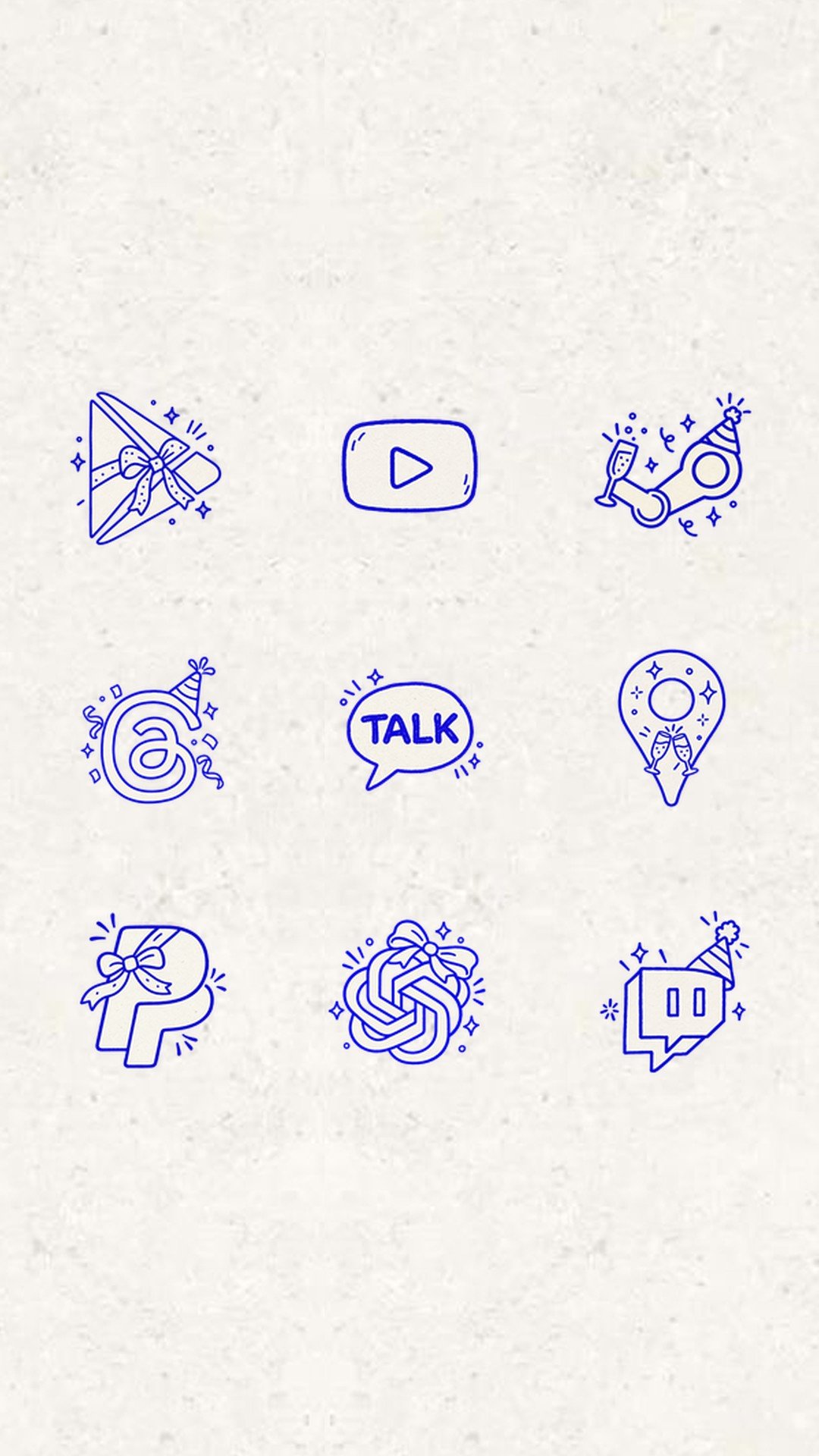 New Year Cheers Icon Pack – 28 Free Custom App Icons