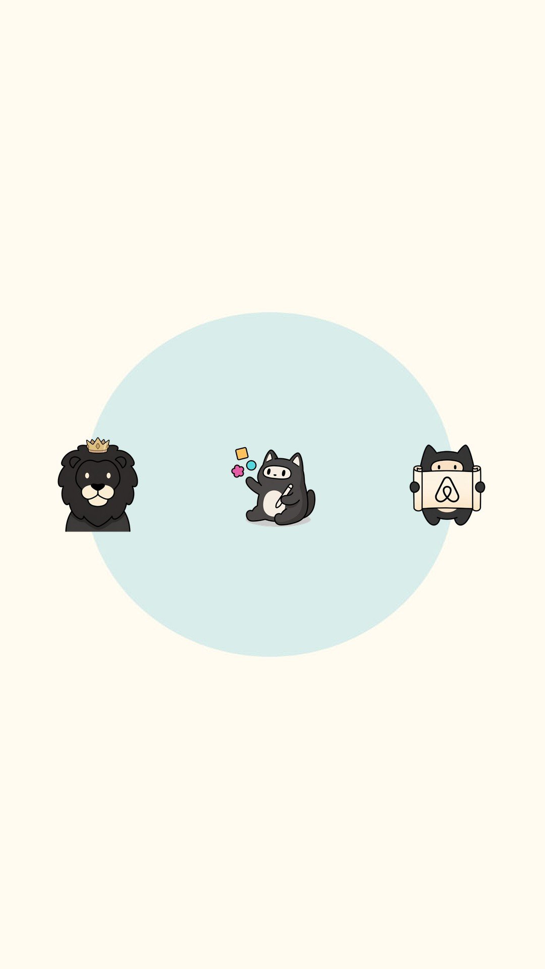 Ninja Cat Guard custom icons for Brave, Canva and Airbnb – screenshot 3