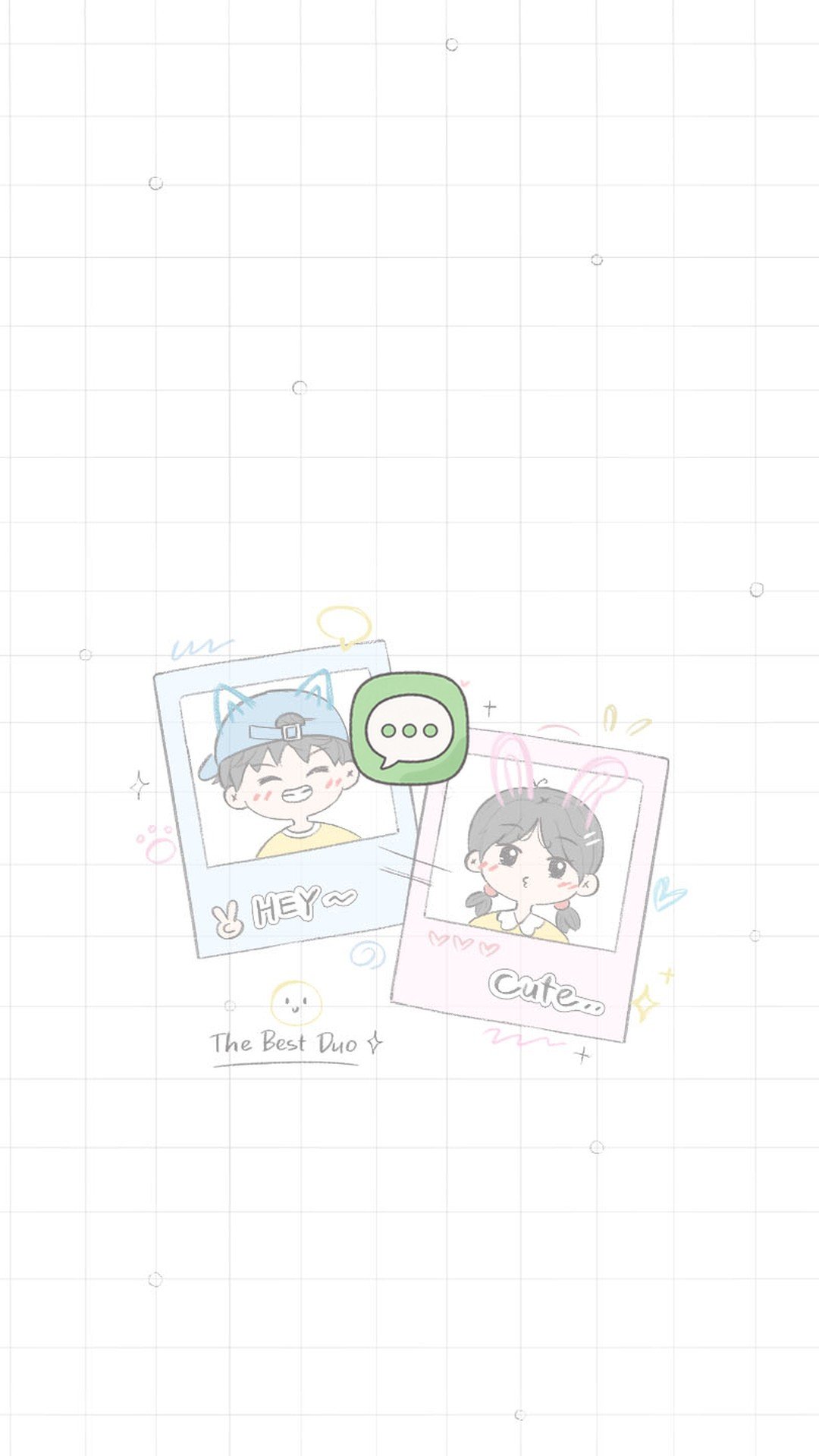 Cute Polaroid Love custom icons for LINE – screenshot 4