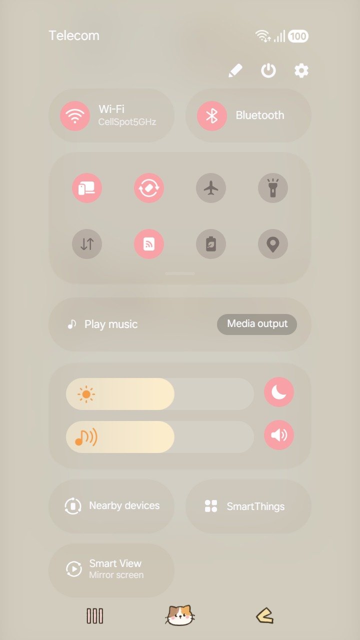 Samsung Themes: ❤️Mun❤️ Cozy Memo Cats ~❤️ Premium Theme A cute and cozy cat theme with memo grid notes screen shot 4
