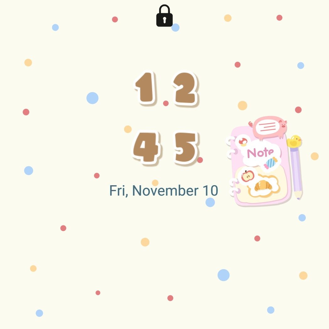 Samsung Themes: ❤️Mun❤️ Pastel Journal ~❤️ Premium Theme a sweet pastel notebook filled with cute doodles screen shot 7