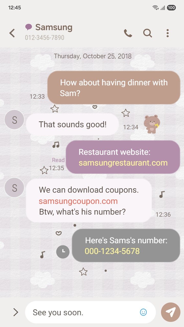 Samsung Themes: ❤️Mun❤️ Starlight Bear Dream ~❤️ Premium Theme Soft pastel clouds with a cute bear among stars screen shot 3