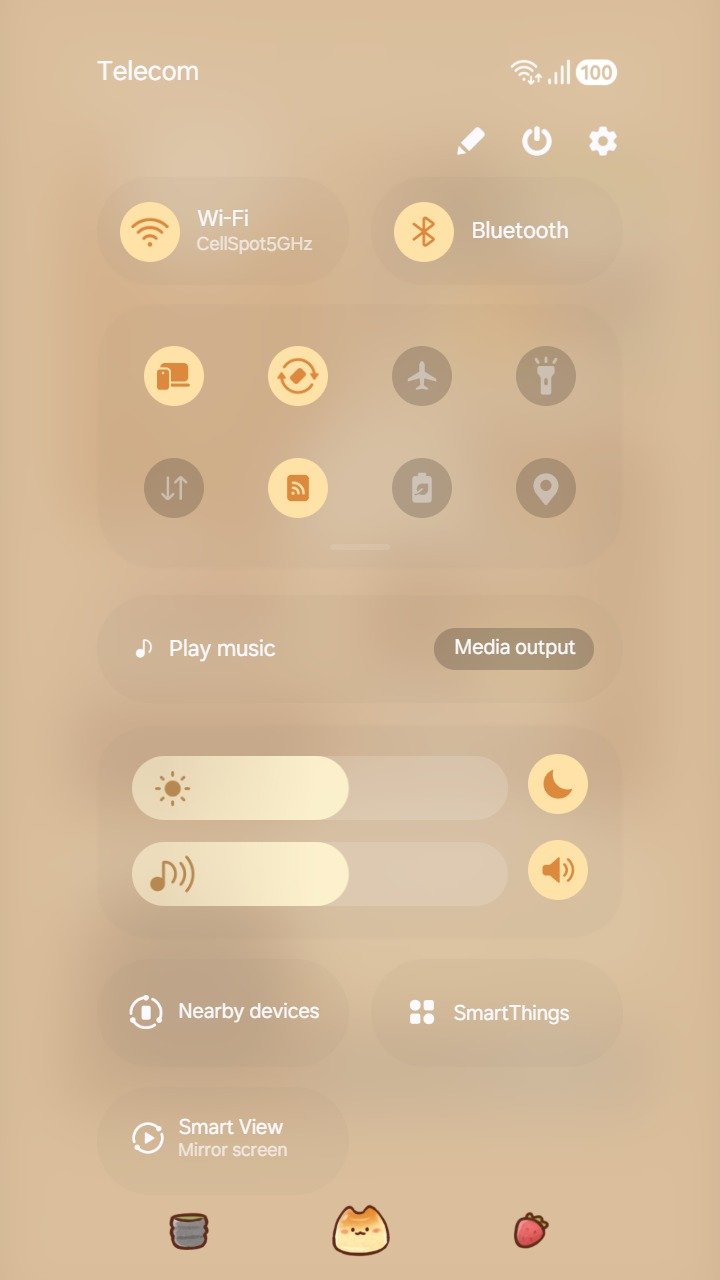 Samsung Themes: ❤️Mun❤️ Cozy Cafe Diary ~❤️ Premium Theme see sweet and cozy cafe illustrations for your phone screen shot 4