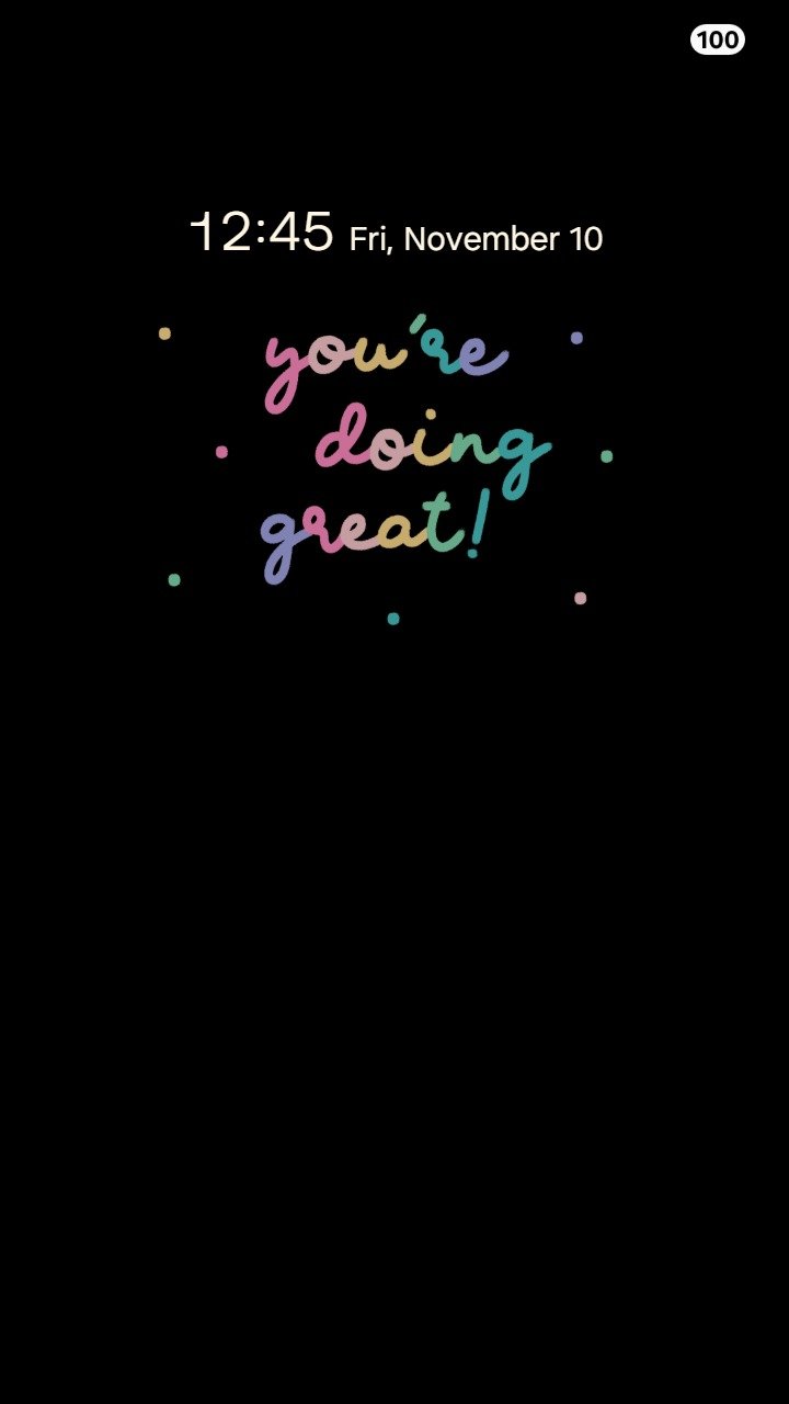 Samsung Themes: ❤️Mun❤️ Good Vibes Only ~❤️ Premium Theme brighten your day with sweet, uplifting pastel quote wallpapers screen shot 6