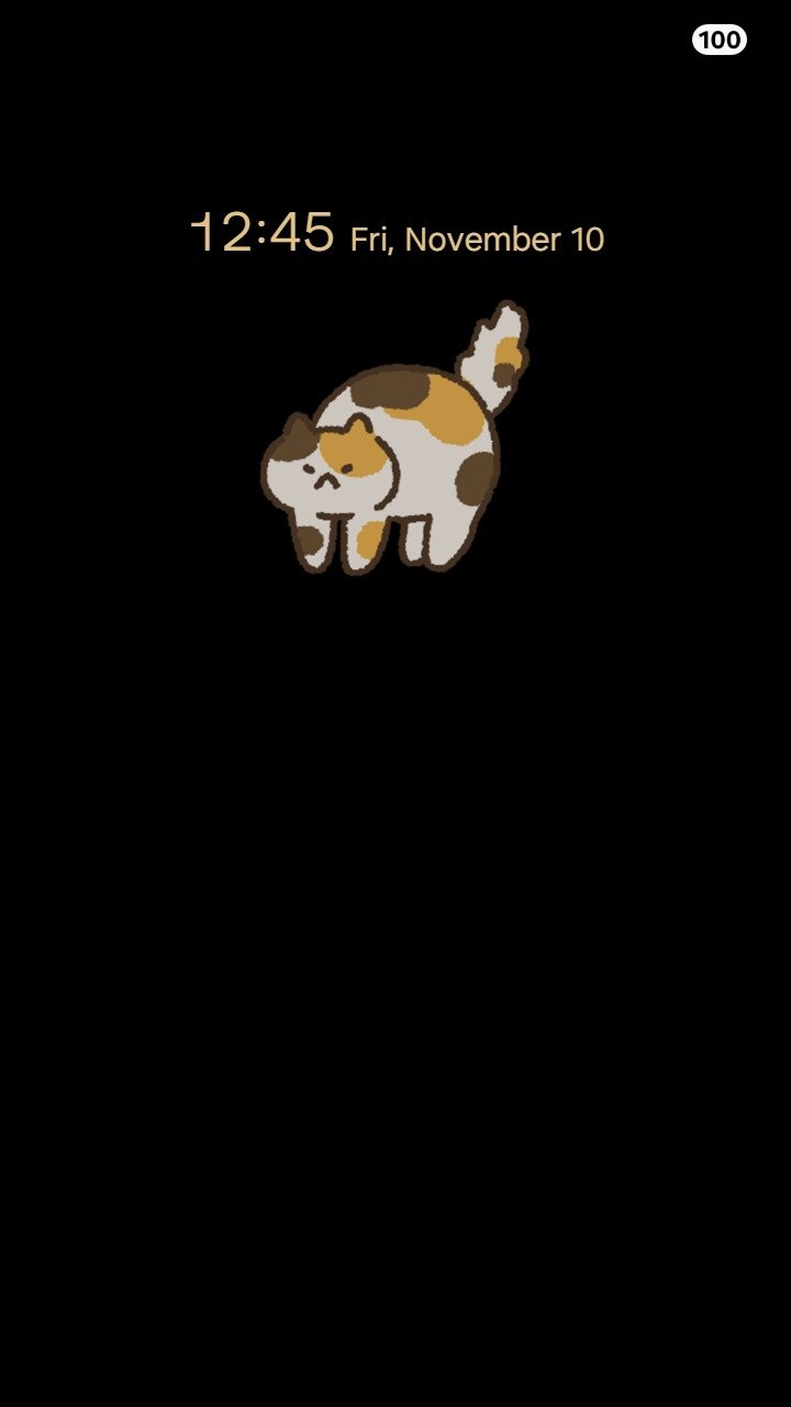 Samsung Themes: ❤️Mun❤️ Cozy Cat Pattern ~❤️ Premium Theme cute illustrations of playful cats in a repeating pattern screen shot 6