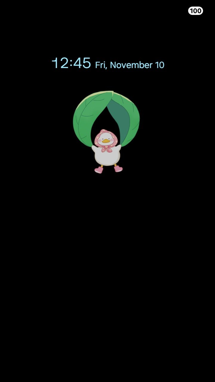 Samsung Themes: ❤️Mun❤️ Flying Sky Duck ~❤️ Premium Theme about a sweet duck flying in the blue sky screen shot 6