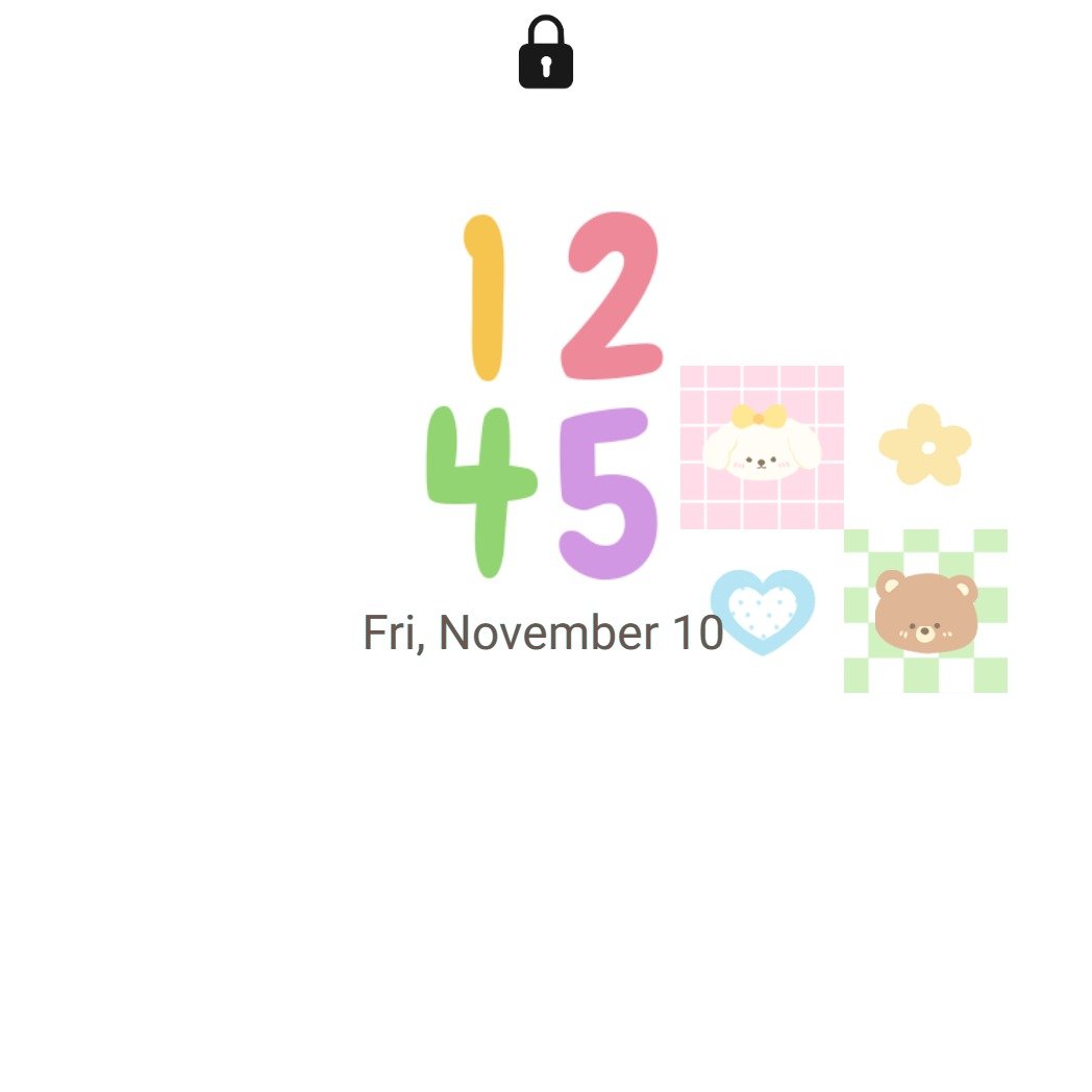 Samsung Themes: ❤️Mun❤️ Sweet Pastel Patchwork ~❤️ Premium Theme with beautiful, light pastel pattern on your screen screen shot 7