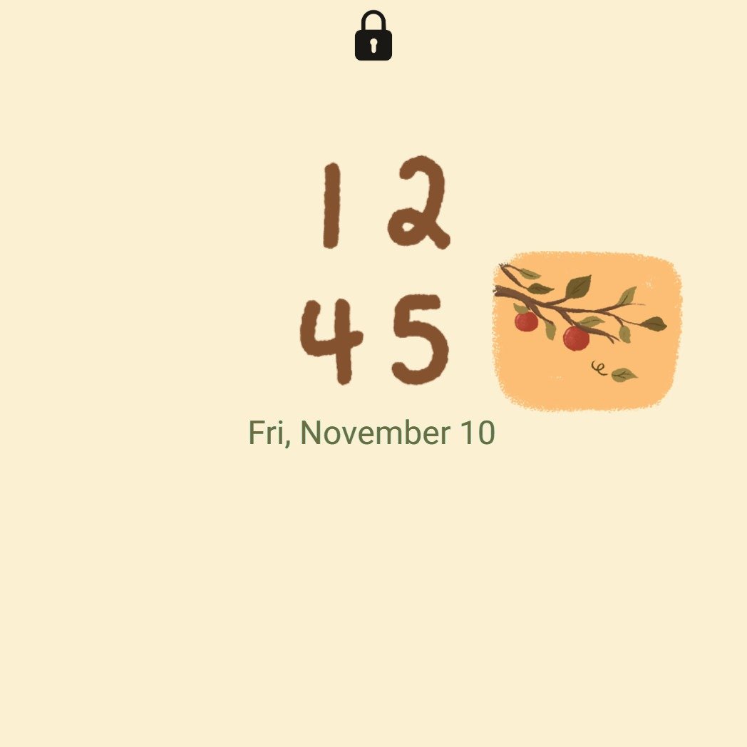 Samsung Themes: ❤️Mun❤️ Peaceful And Happy ~❤️ Premium Theme cozy, hand drawn nature illustrations to calm your screen screen shot 7