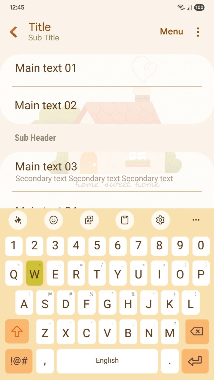 Samsung Themes: ❤️Mun❤️ Home Sweet Home ~❤️ Premium Theme see a cozy, warm cottage on your screen daily screen shot 5