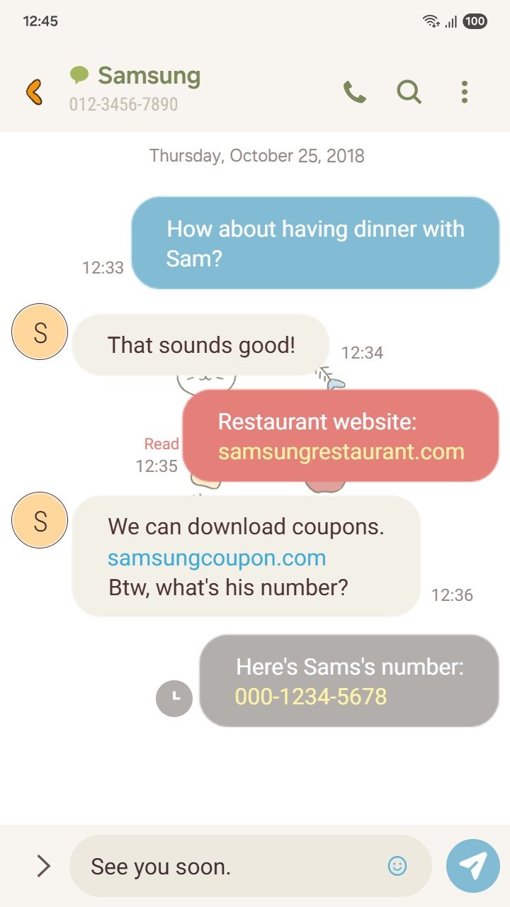 Samsung Themes: ❤️Mun❤️ Apple of My Eye ~❤️ Premium Theme minimalist cat doodle with a sweet romantic phrase screen shot 3